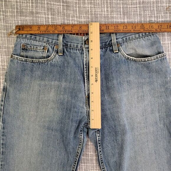 Levi’s 527 Jeans Relaxed Low Rise Boot Cotton Well Faded 2009 Tag 34x32 SEE DESC - Picture 6 of 15
